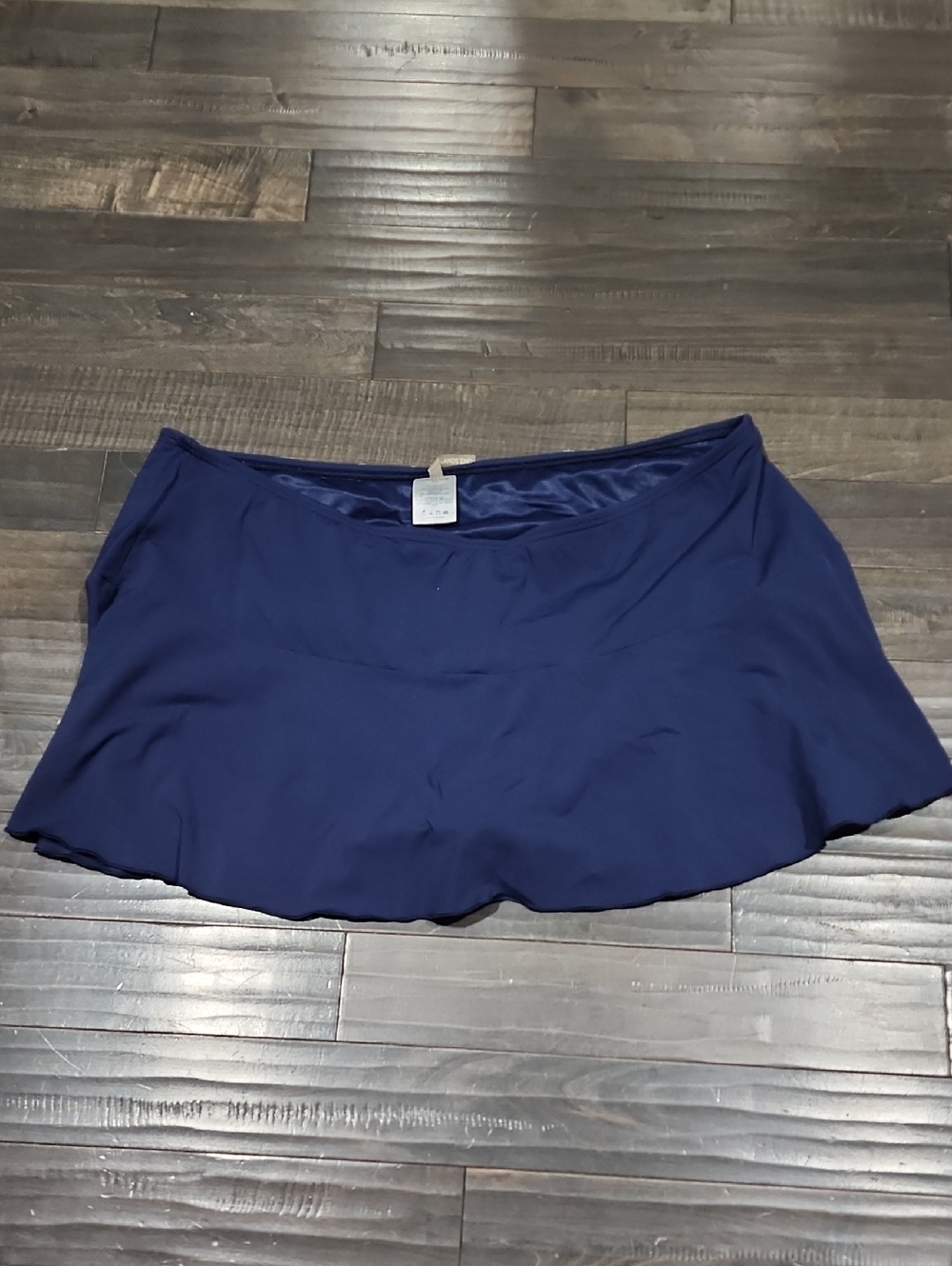 Land's End Navy Blue Swim Skirt